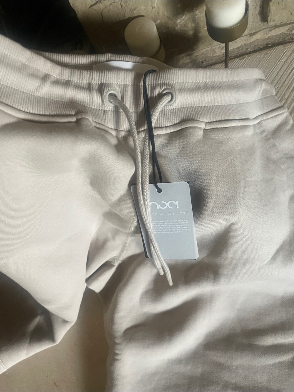 Hype House of Athlete Soft Athleisure Unisex Shorts NWT Medium Stone HOA
